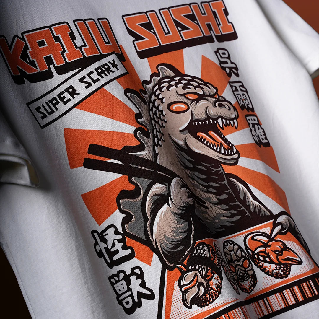 Kaiju sushi Oversized T shirt