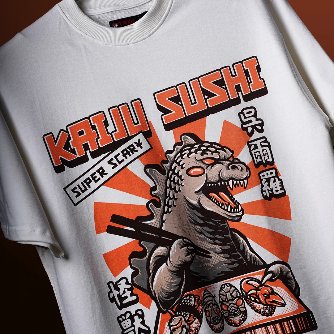 Kaiju sushi Oversized T shirt