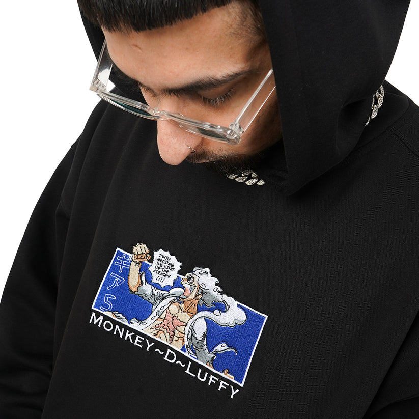 Mugiwara embroidered hoodie