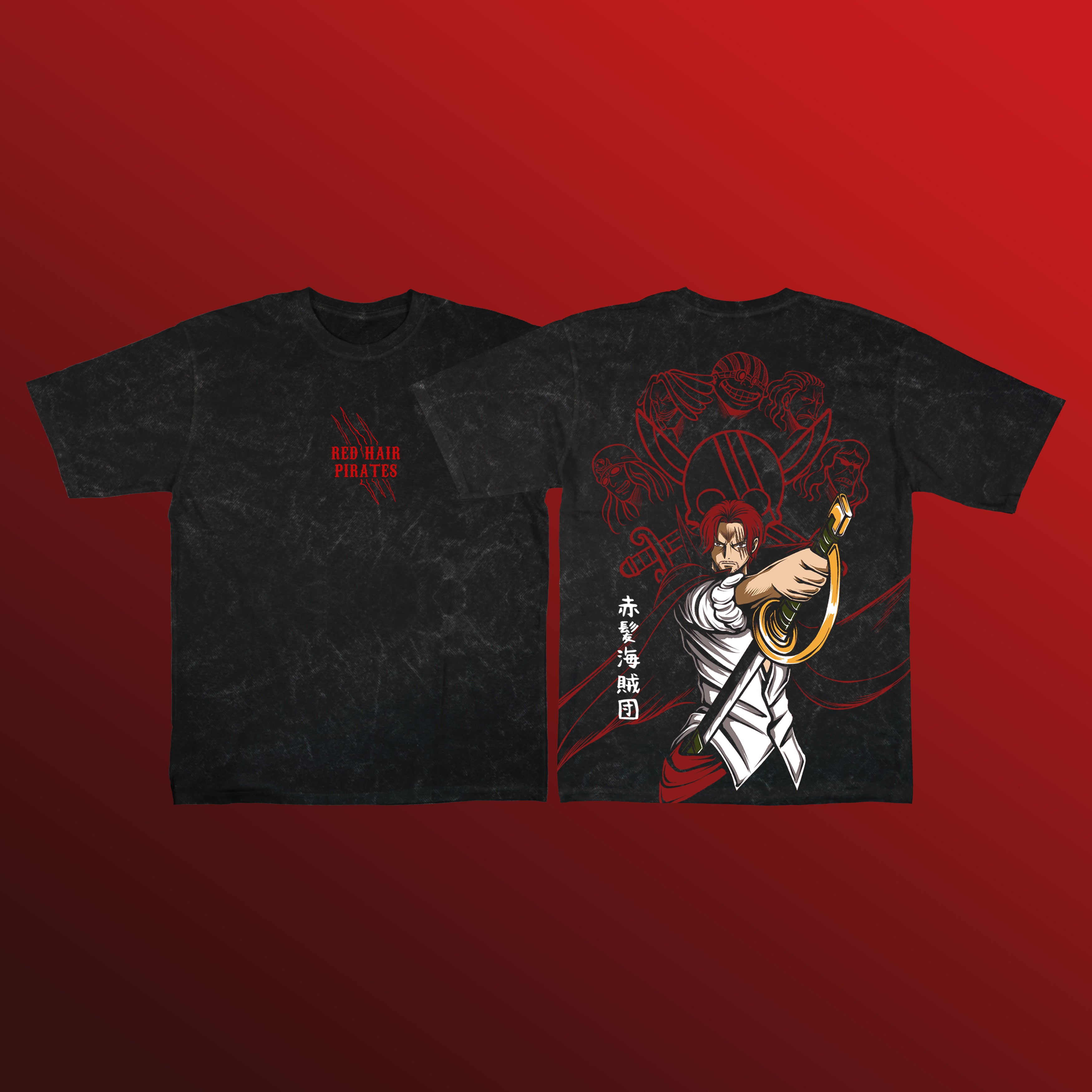 Red haired pirates Oversized T shirt