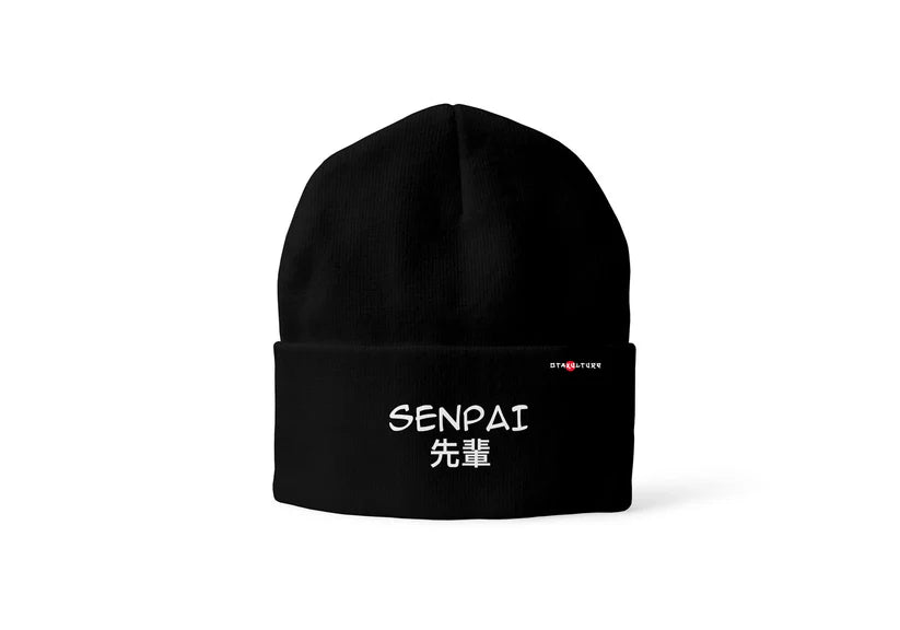 Senpai embroidered beanie