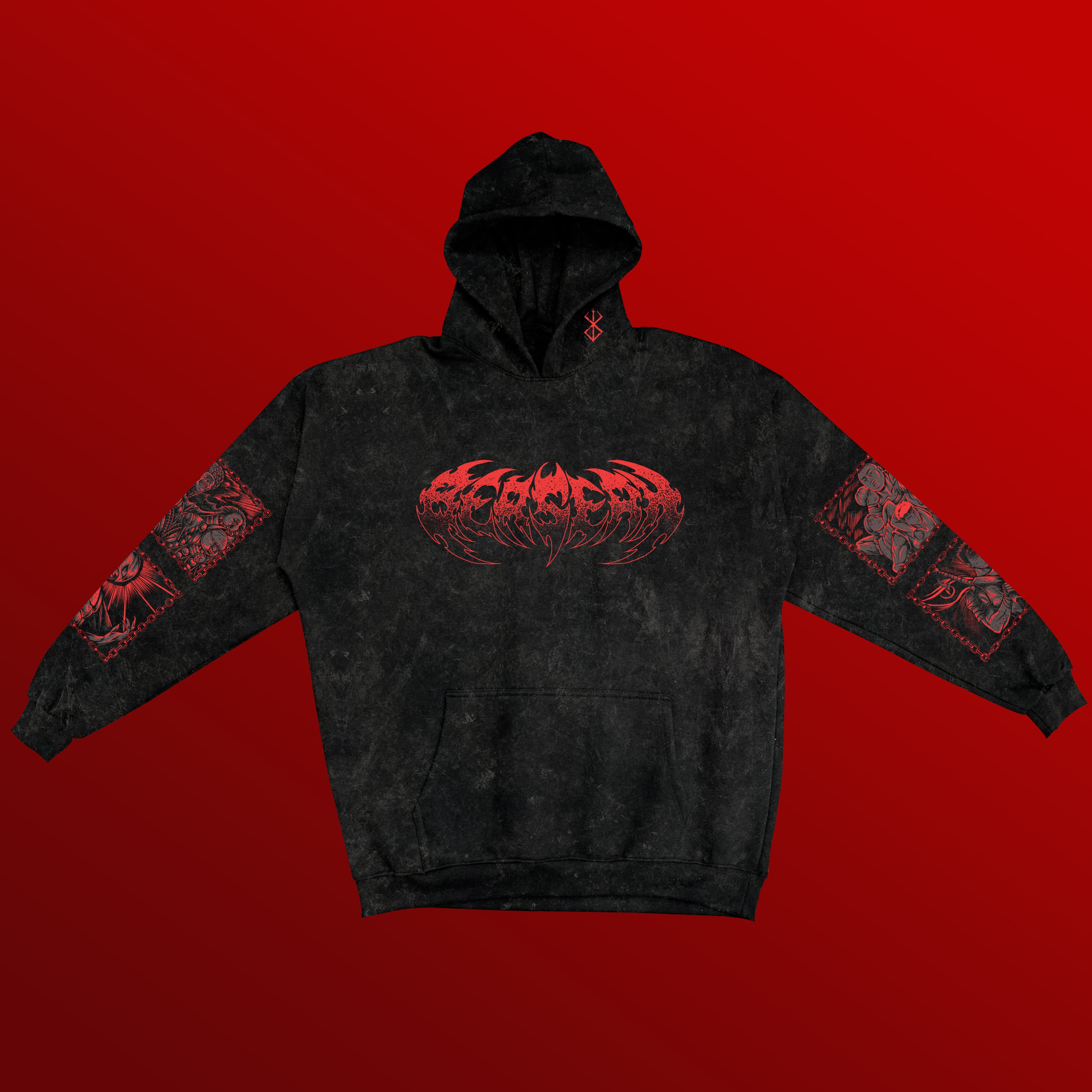 Berserk vintage oversized hoodie