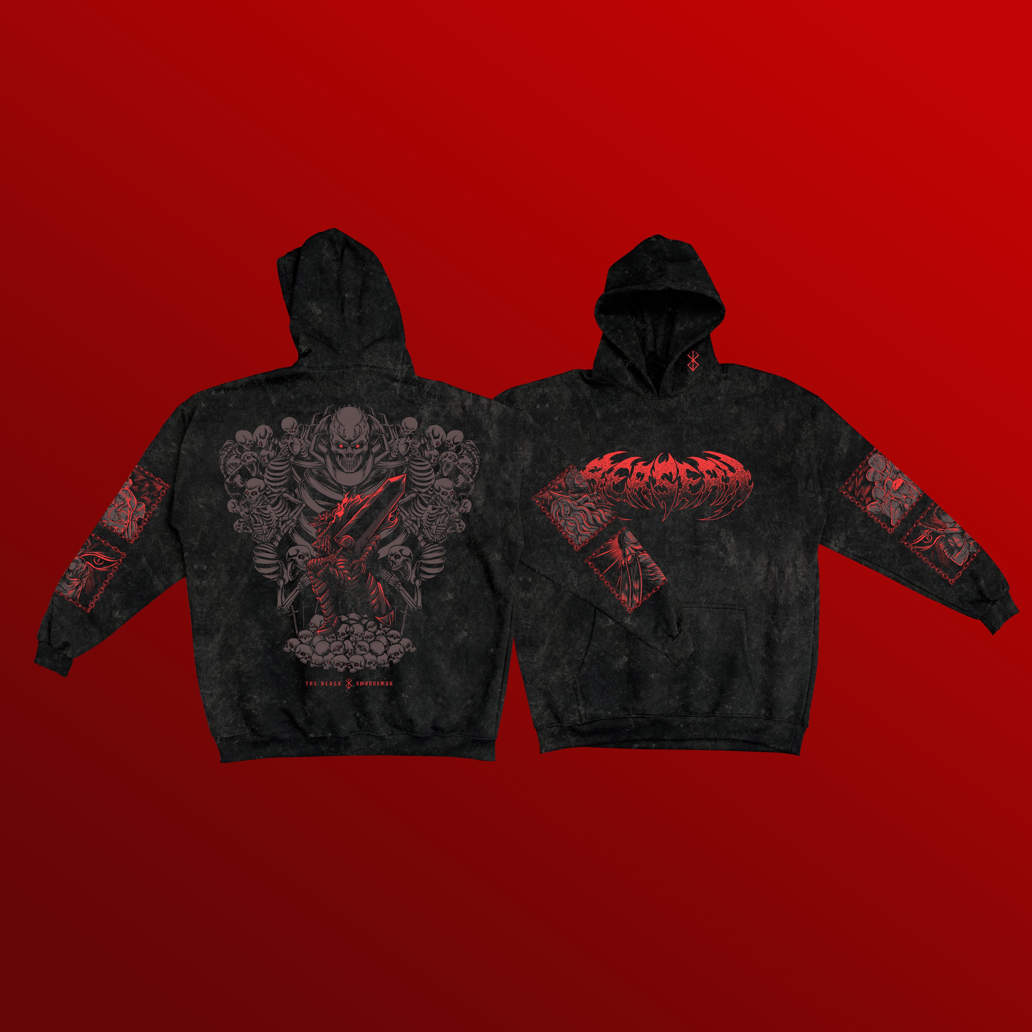 Berserk vintage oversized hoodie