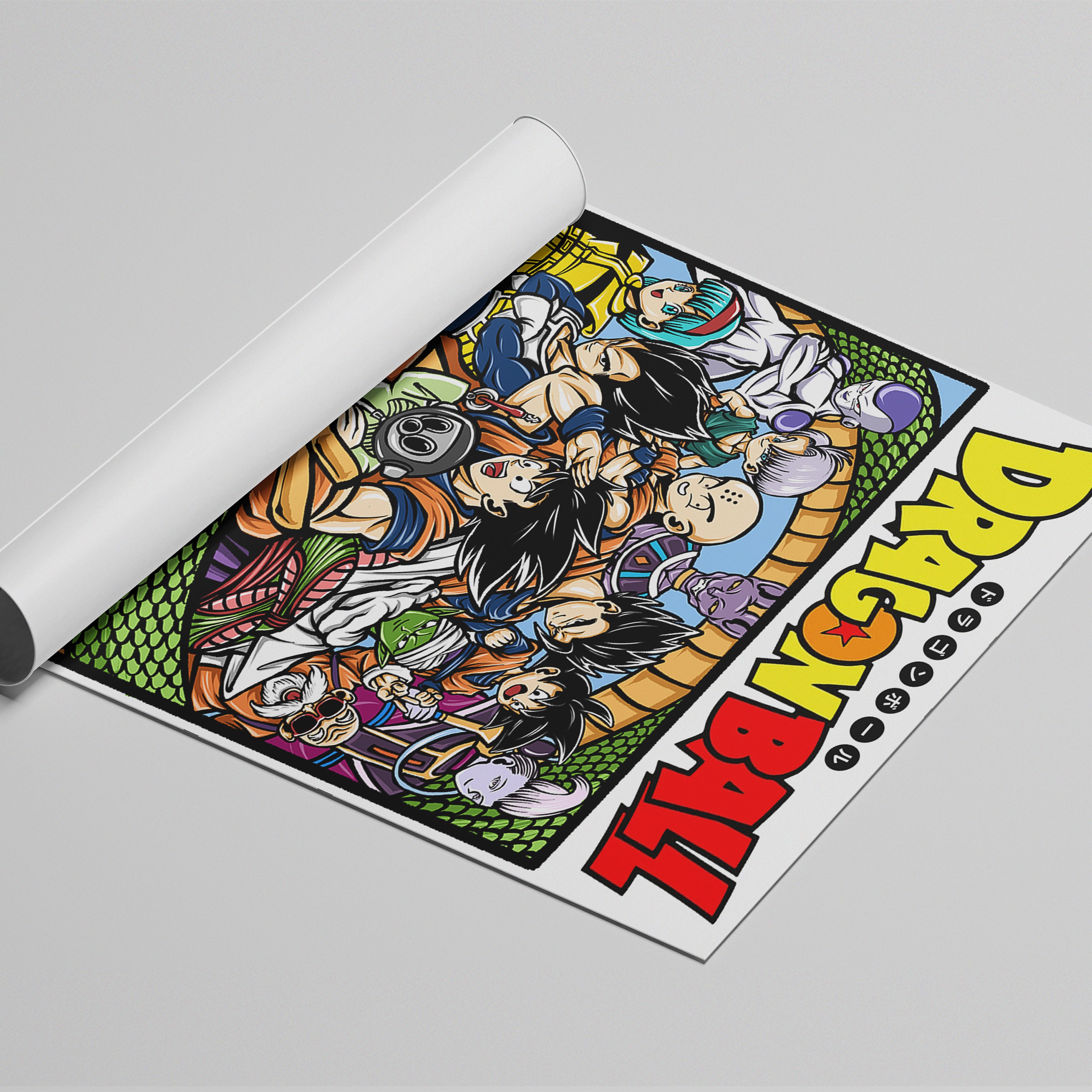 Saiyan Saga Canvas artwork