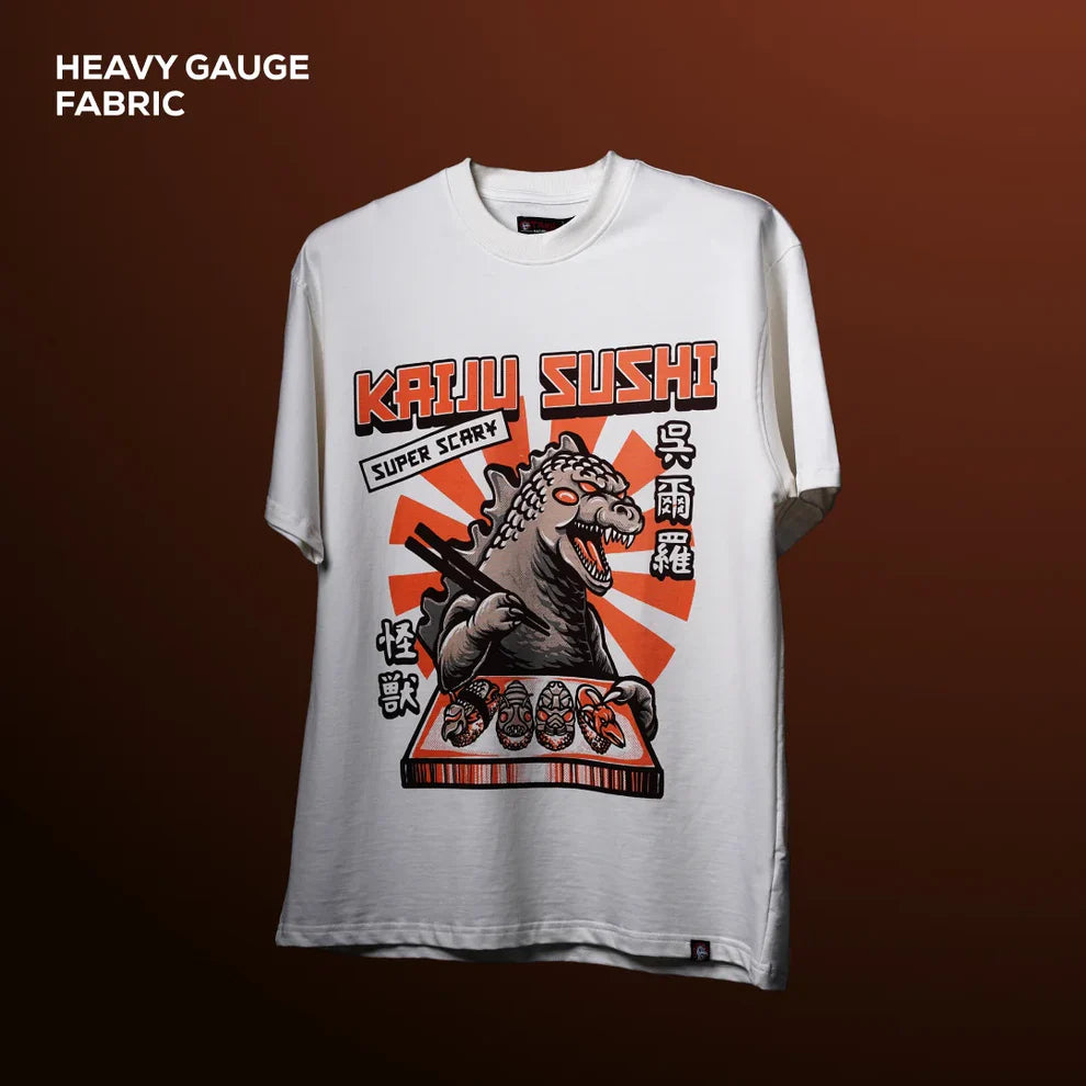 Kaiju sushi Oversized T shirt