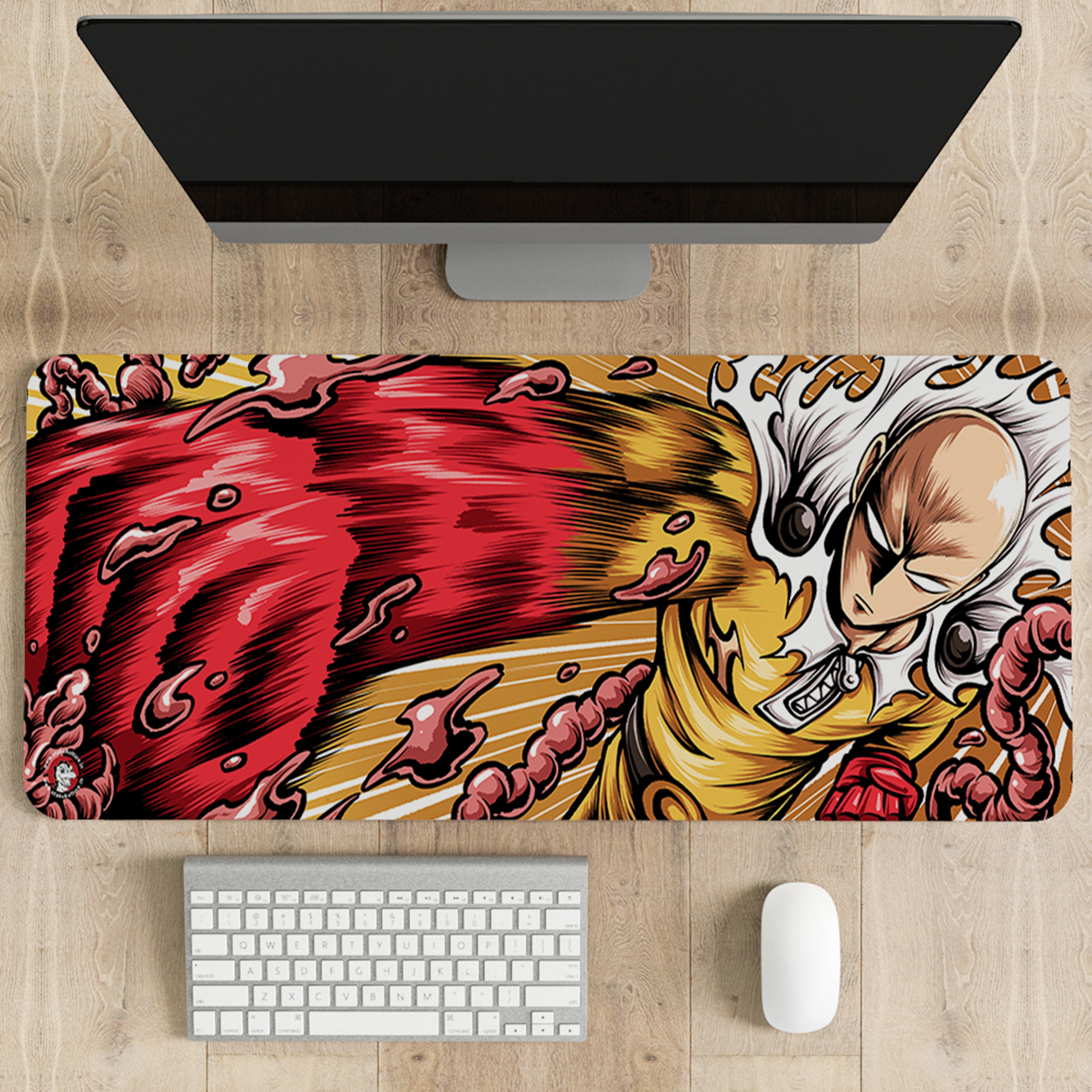 Saitama desk mat
